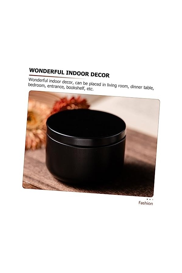 Healvian Bougie Parfumée En Boîte De Conserve Bougie De Voyage En Étain Bougie Relaxante Étain De Bougie En Fer Blanc Bougies