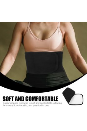 Beaupretty 2Pcs Paquets Dhuile De Enveloppes Dhuile De Réutilisables Enveloppe De Pied Dhuile De Biologique Doux Au Touche