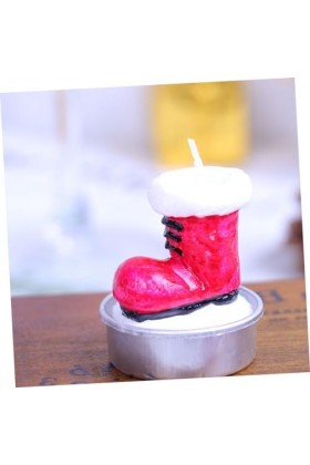 Gatuida 4 Pièces 1 Boîte De Bougies Décor De Noël Thé De Noël Bougie Créative Bougie Fraise Bougie DAnniversaire Cadeaux Bot