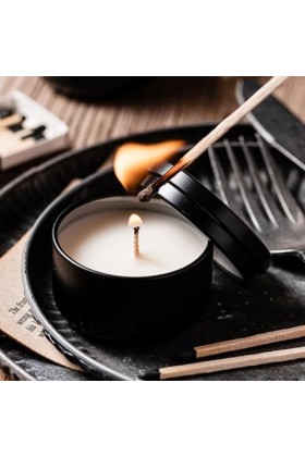 Gatuida Bougie Parfumée En Boîte De Conserve Bougies Parfumées Bougies De Soja Naturelles Étain De Bougie En Fer Blanc Bougie