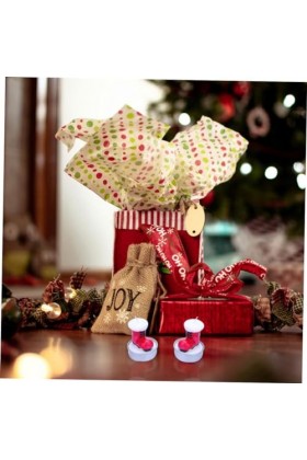 Mobestech 4 Pièces 1 Boîte Bougies Sans Flamme Bougies Simulées Dintérieur Bougie Aux Fraises Bougies Simulées Imperméables 