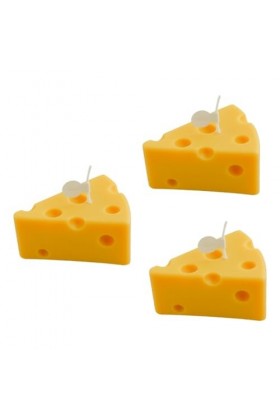 GLEAVI 3 Pièces Bougie Au Fromage Cadeaux De Fête Des Mères Bougies De Soja Bougie Parfumée Décorative Atmosphère Bougie En F