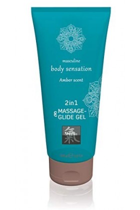 SHIATSU Gel de massage et glisse 2 en 1 - Ambre Amber 200ml