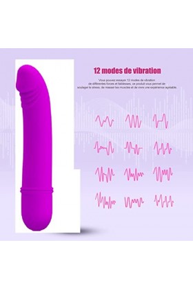Point G Vibrateur Puissant Modes de Vibration Vibromasseür Femme Clitoridien Süceur Point Ġ, Sextoys-e Femme Ṿib-r-an-t Aspir