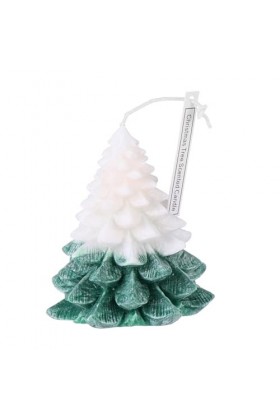 CLISPEED 1 Pc Bougies de sapin de Noël bougie de sapin de noël à feuilles persistantes bougie de cire domestique cadeau de ca