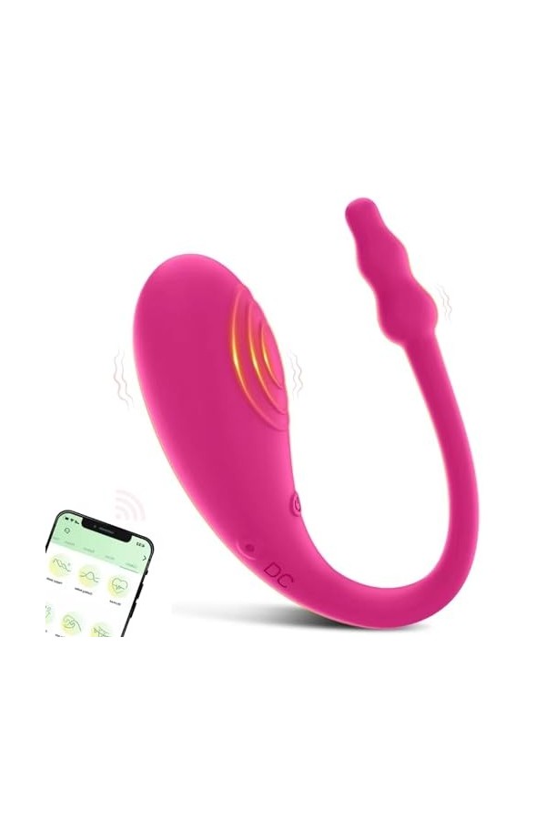 Víbrømạsséụrs Feminin à Distance ?è?f Vîbrant Femme Sáns Fil Connecté APP Telephone Gôde Fémme Sëx Tôýs Femme Vîbrô-másseúr