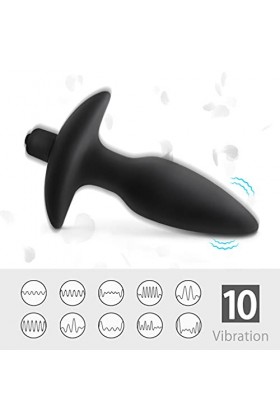 HOTCOS Amal Training Beads Vibrating Beads Remote Control Massager For Men Massaging Beads Plugs 10 Speed Powerful Personal S