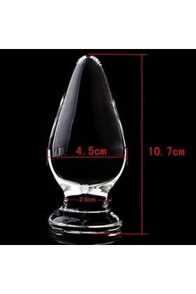 HOTCOS Ànâl Set Plug En Forme de Cœur En Verre AMal PlUgs Avec Bijoux Diamants Pour Fémmés Et Hömmés Bùtt Plùgs BegiNners 