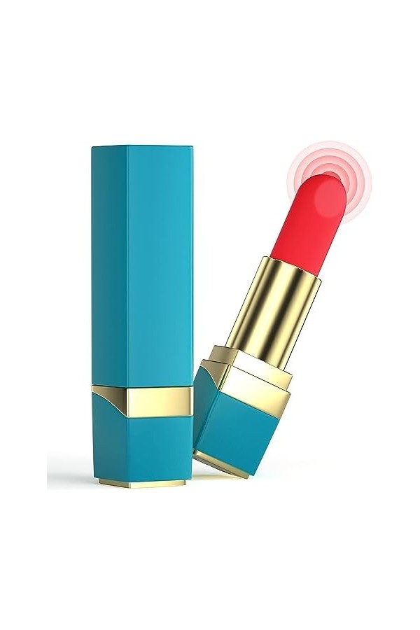 Rouge à lèvres vibrant pour les femmes Lipstick Víbrômássëurs Feminin Gōde Vībrō-máșséur Rãbbit va et Víēnt VîbrAnt Pōint ĝ C