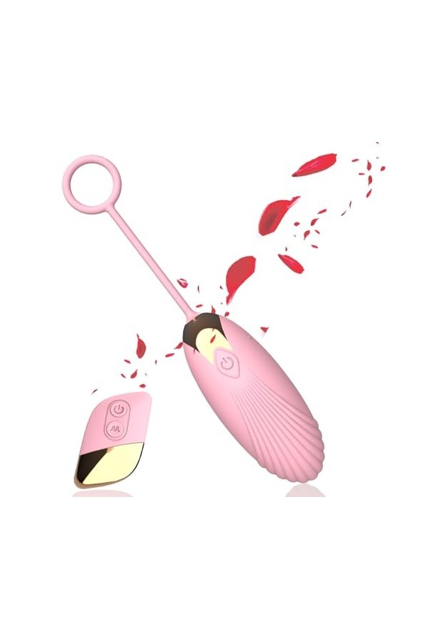 ?euf ?i??omas??urs Feminin Point G Stimulateur Invisible Mini oẹûf Vîbrante pour Femme sans Fil a Distance ?ibröṂàsṣeürs ?euf