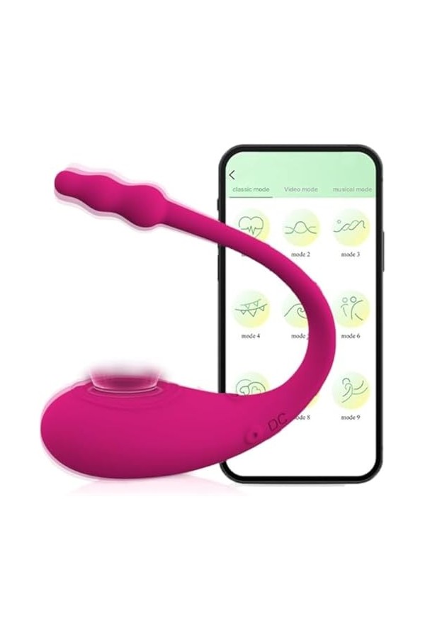 App Vibro masseur Se~x toy Femme Pℴrtable C?l??t? V?br?m??se?rs F?m?n?n à D?st?n?e Pu??s?nt O??? V?br?n? C?l??t? V?br?n?e Fe?
