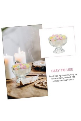 Healvian 1 Jeu Tasse De Bougie Bougies De Noël Bougies Parfumées Bougie Bol De Céréales Cadeau De Bougie De Noël Jolie Bougie