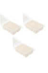 Gatuida 3 Pièces Cire de soja parfumée jolies bougies maison bougie aromatique décorative blocs de bougies parfumées la cire 
