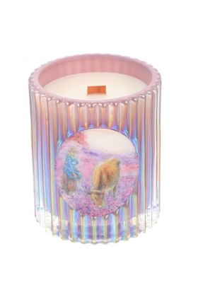 KOMBIUDA Bougies Parfumées Mariage Cire Végétale Ornements Violets