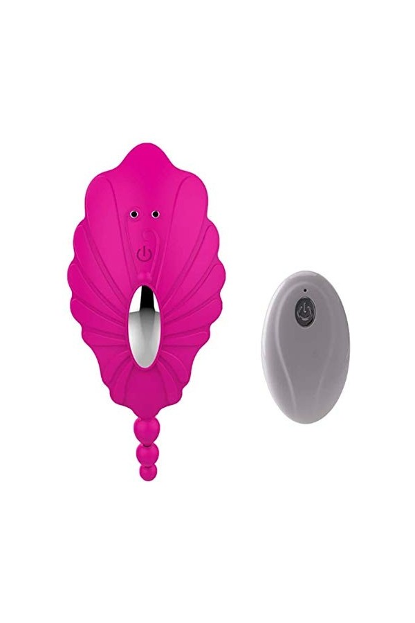 Ġọdeș vá ët vịënt Masseur Portable Stimulateur avec10 Modes Vibrante, Entierement en Silicone Medical,Telecommande Vibromasse