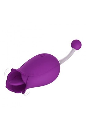 Vîbrô-másseúr Clîtôrîdien Langue Vibrant Pour Femme Sëxtôy Pláîsir Fémmé sans fil avec 7 modes, USB, Vîbromásseúrs Fẹmînin Cl