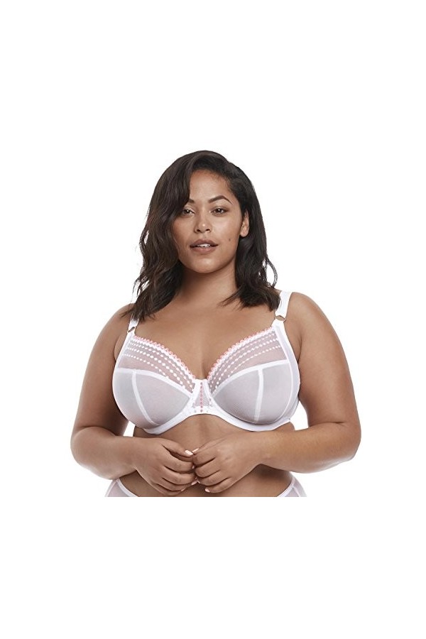 Elomi - Reggiseno modello Matilda da donna, sfoderato, con ferretto e gancio a J. - Marrone34 / 34J