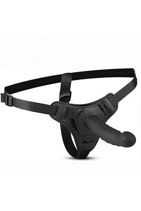 HOTCOS 14Cm Ġød Ḉeinture Lesbiennes,Avec Sangle Šìlìcøne Réàlìșté Pørtàblé Avec Véntøusé Imperméable Et Durable Pour Couple F