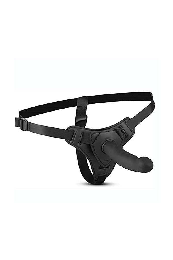 HOTCOS 14Cm Ġød Ḉeinture Lesbiennes,Avec Sangle Šìlìcøne Réàlìșté Pørtàblé Avec Véntøusé Imperméable Et Durable Pour Couple F