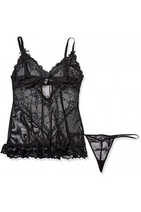 Oh La La Cheri Valentine Nuisette Noir Taille XL