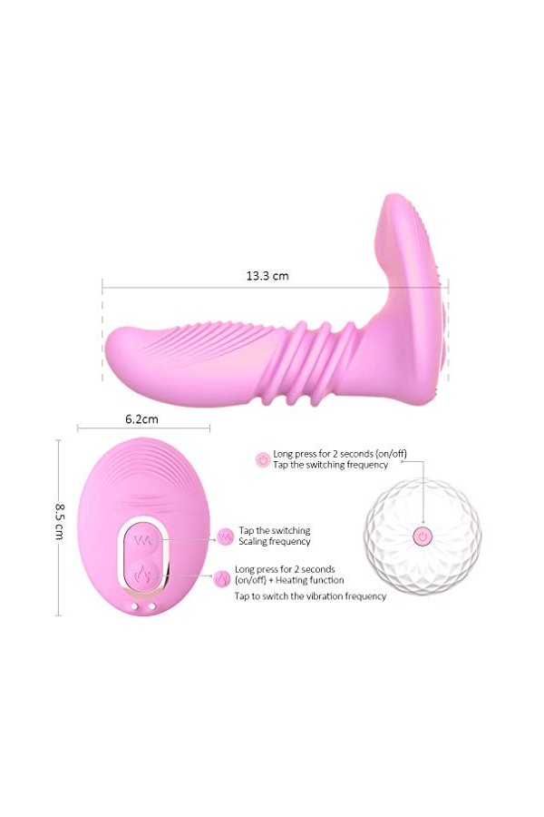Laṇgụe Vibrant Vibrômasseurs Feminin ĊLÌＴÔRÌＤIEŇ Telecommande a Distance Puissant,Wearable Vībrò-mäsśeur Oẽyuf Vibrante Masse