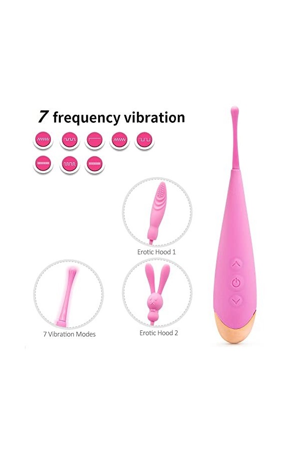 Fémînîn Çlítörìdíën S?? ṫℴýs F?mme Sîlicℴ?e Sëx Tôýs Feṃṃe Vîbrómásseur clitoridien avec langue Pu?????t pour femme,Vîbrómá