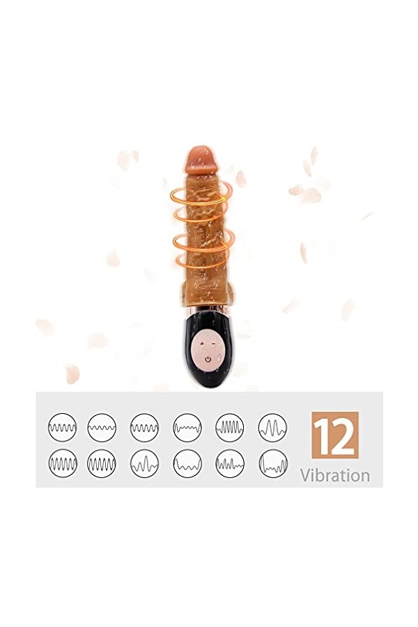 Cháuffant Gọde Vîbrọ-mássẹur Telecommande Gros Gōdémīchéts Vîbrant Gōd Vîbrọ Femme va et Viént Họmme n7d