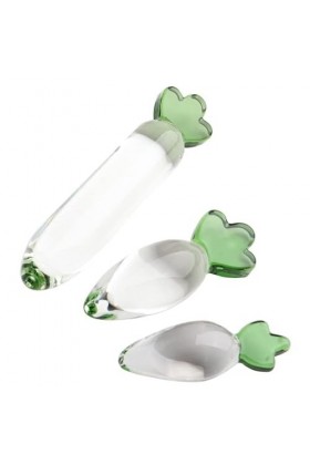 HOTCOS 3 Pcs Ànâl Set Plug Set Débutant Petite Taille En Verre AmAl PLuGs Pour Hömmés Et Fémmés Ðiḷatation G-Ạ-Y