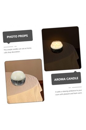 HAPINARY 1Pc Bougie Parfumée Élégante Bougies Grises Bougies Votives Parfumées Bougie Bougie De Fête Bougies Décoratives Déco