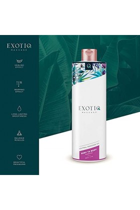 Exotiq Neutral Massage Oil - Warming Body to Body, 500ml