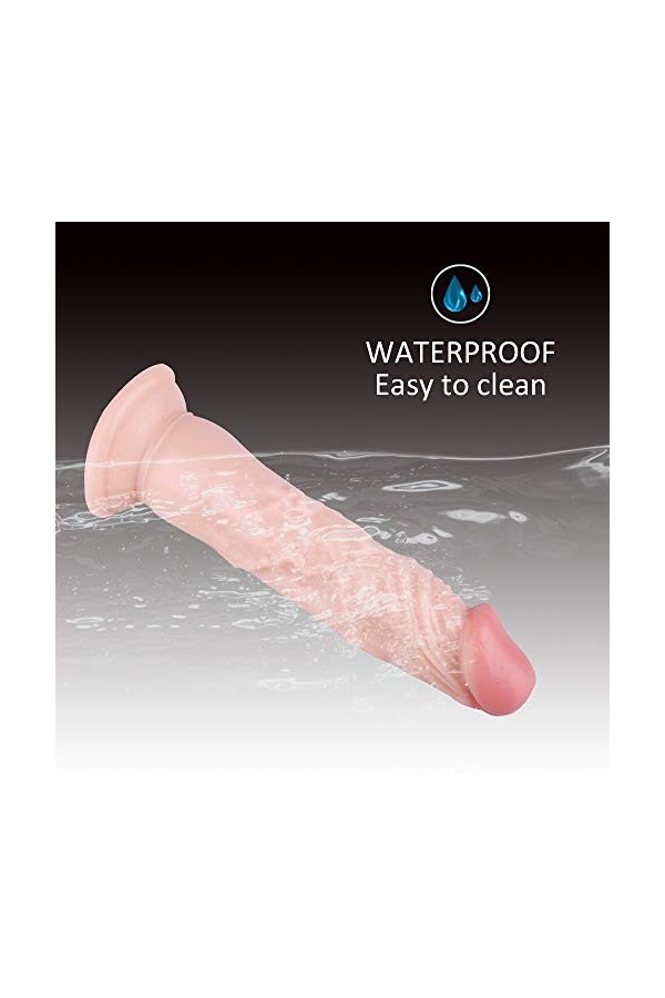 G?demic?ét Cei?ture Réālisté pour Femme Gödémičhéts Va Et Vient Go-d Souple Silicone Go-dé Go-déș ànâlé Homme Femme S-ệx Go-d