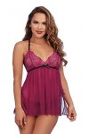 Dreamgirl 11483 Nuisette, Framboise, Small Femme