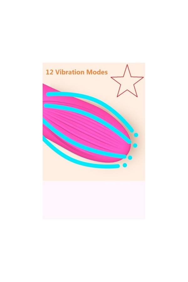 Culotte ờeuf Vibrant 2 en 1 Silicone Masseur,Masseur avec Modes vibration et Modes lécher et succion Vîbrô-másseúr Clîtôrîdie