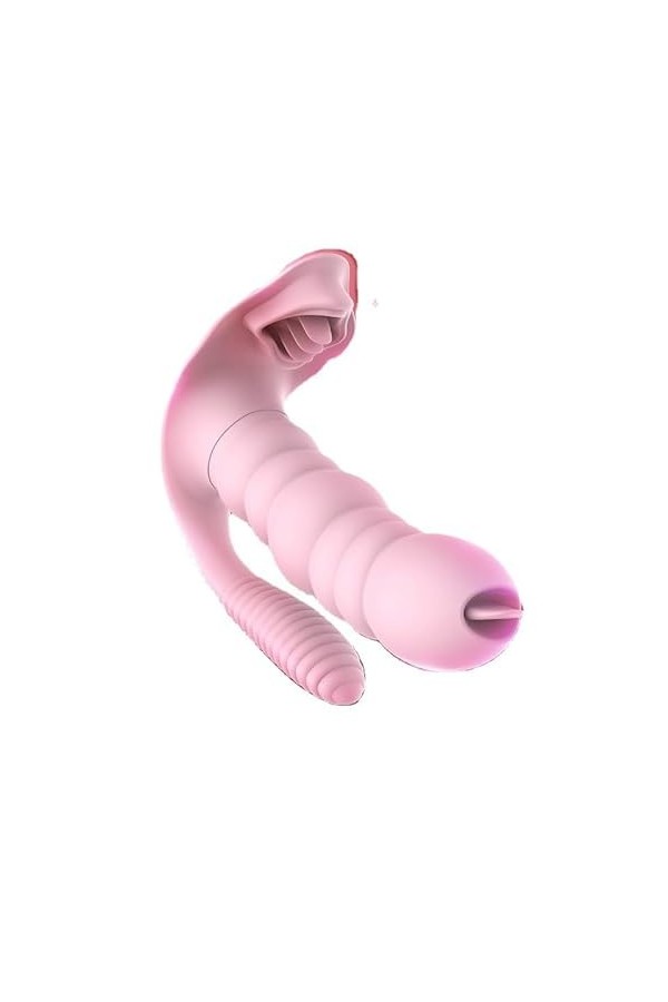 Fëminin Vîbrant Côụple Plâïsir Vîbrómásséurs G?de V?br??t? Femînîn 2 en 1 lécheur Femmes lécher V?b?? clitoridienne Stimulant