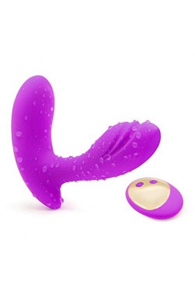 Panty Vibrante Femme Langue Vìbrante pour Femme Vìbro-masseur clitoridien Suceur Stimulateur Point g et Sein Puissant Silenci