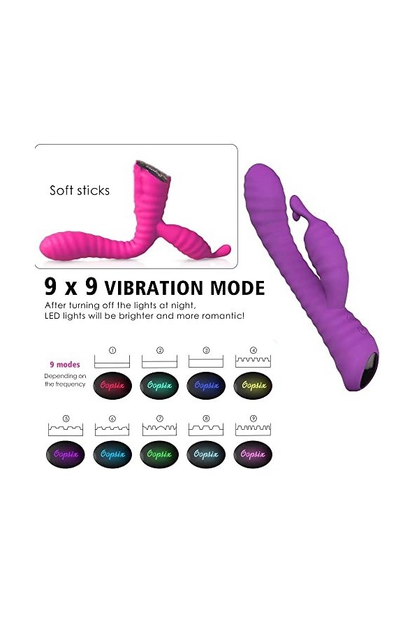 Chargement USB,Ǵ̣ôdë Fémmé Šëẋ Tøýs Fëmmé Clìtoridîén,Masseur 10 Modes Vîbroṃassëúrs Femînîn Clîtôrîdíên,Portable Vịbromass