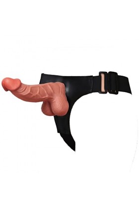 HOTCOS 23.5Cm ?Norme ??Demic?? C?Int?R? R?Alist? Pour Fémmé,Silicr?Aliste Avec Ceinture Imperméable Et Durable Grand Diamètre