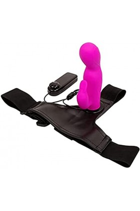 HOTCOS Vîbrant Ġôdemîché Céînturé Réàlîste Pour Fémmé Sîlîconě Réalîstê Fêmme Gõdè Ceînt?Re Vîbrõ-Màsséur Clịtorîdîen 15Cm Mi