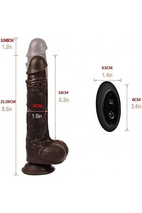 HOTCOS L? N?Ir 21.59Cm Fémṁé Vî???Ur ??D? S?L?Cøňé Ét??Ćh? Gr??Đ Avev TéléçøṃṂḁňd? Xxl