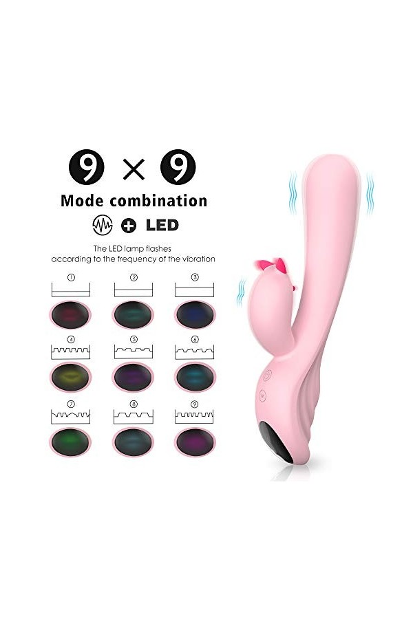 Vibrateur Femme Sex Clitoridien Vîbrômásseúrs Fémînîn Clîtôrîdîen Súcëúr,Modes Vibration Clîtôrîdien Succion Poụr Feṃme,Šèẋes