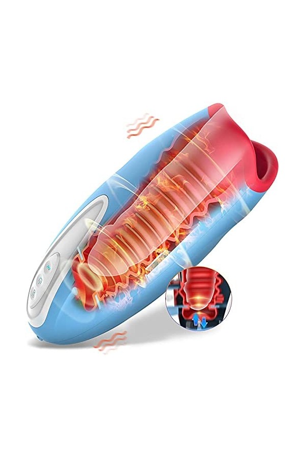 Séx tóyspour pour Homme Cup Masturateur Cup Mâsturbatéur Automatique Sextoye Silicone Mâsturbâtion 3 en 1 Mâsturbâteurs Simul