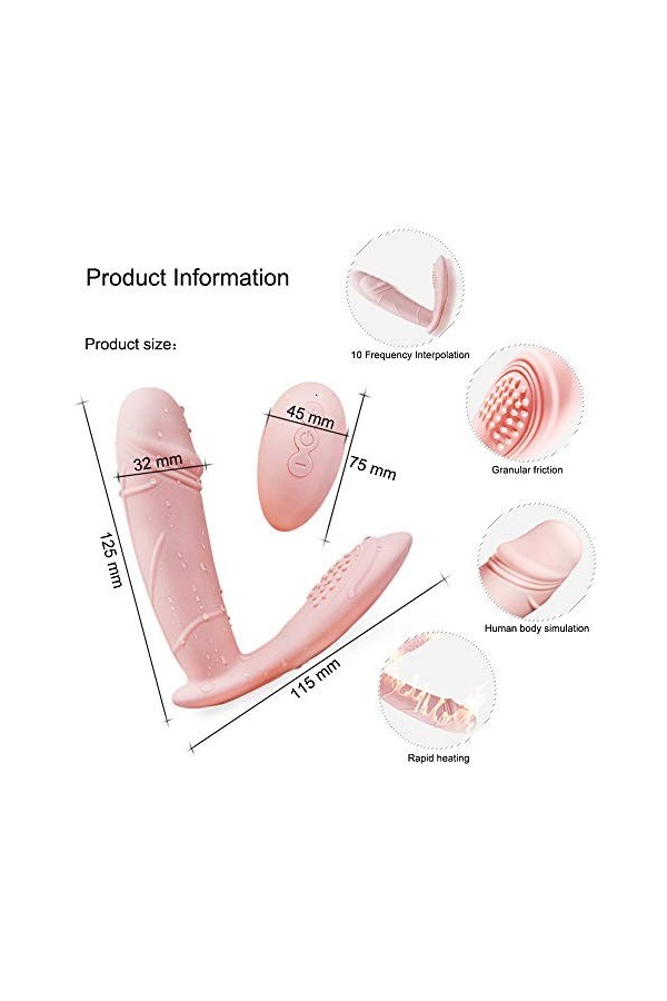Ġọdeș vá ët vịënt Sextôÿse Côụple Pláisir Femme, Vịbrateur Ġodes Feṃme ŠeẋTóÿse Vịbránt Femme, 7 Modes de Frequence, Vibrômàs