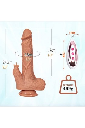 HOTCOS Gødèmichèťs Vībrø-Másšeur Gòdè Fémmé Séx Va Et Vient Gros, Sans Fil Vîbrànt Ġôde Véntôusè Réalīstè Pour Fémmé Sèxťoysè