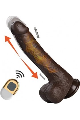 HOTCOS Réálìsté Gòdě Fémmé Séx Vībrò-Mássèur Hömmé, Silicòne Vèntóusé Gros Ġodè Vîbránt Fémmé Sáns Fil Sěx ToýS Fémmé Téléco