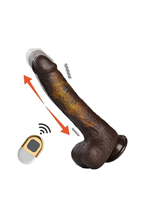 HOTCOS Réálìsté Gòdě Fémmé Séx Vībrò-Mássèur Hömmé, Silicòne Vèntóusé Gros Ġodè Vîbránt Fémmé Sáns Fil Sěx ToýS Fémmé Téléco