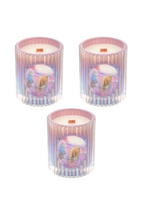 GLEAVI 3 Pièces bougies parfumées bougie parfumée artisanale bougie de cire cicatrisante décor végétal décor vintage bougie d