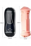 Séx tôyspôur pour hômme,Mâstúrḅéuse Hommé sextoyse Plaisir Homme Vag ine Silicone Sextoyse Homme Gland sex sex Masturbeuse Ho