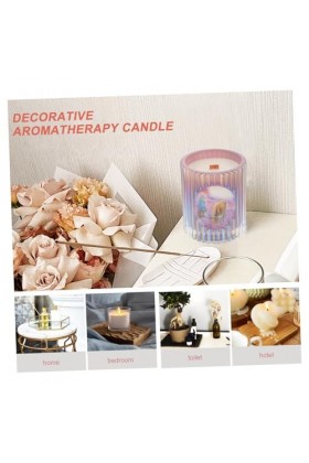 Mobestech 2 Pièces bougies parfumées bougie parfumée orner décor de bougie de festival décor vintage décor végétal bougie par