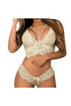 Lingerie Erothique Sexy, Femme Ensemble De Lingerie Sexy Pyjama avec Coutures en Nuisette Lingerie String Robe Cuir Secy Zipp