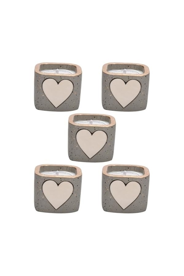 Mobestech 5 Pièces Bougie décor Noël cadeau danniversaire pour fille aromatique fragrance Cire de mélange de légumes de soja